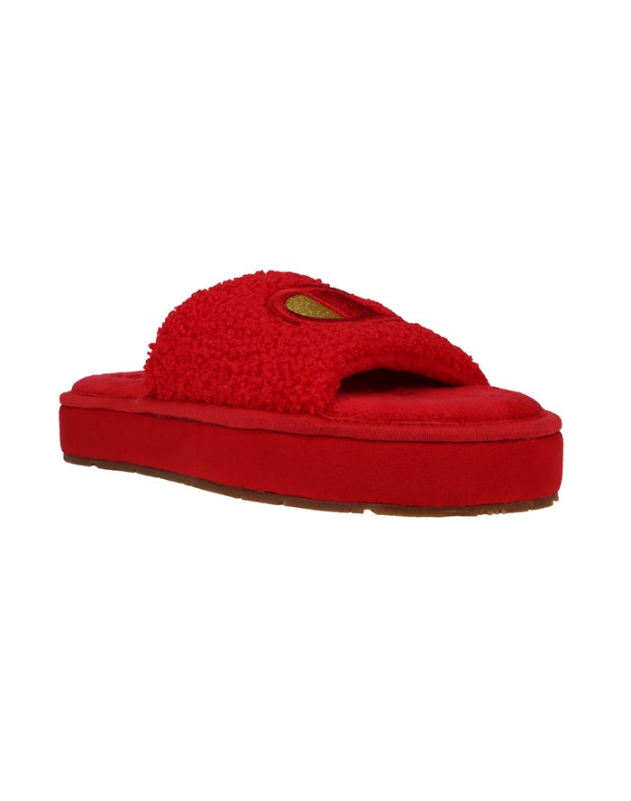 Pantuflas Champion Mujer - Plush Cozy ( Rojas ) 5037942-KD